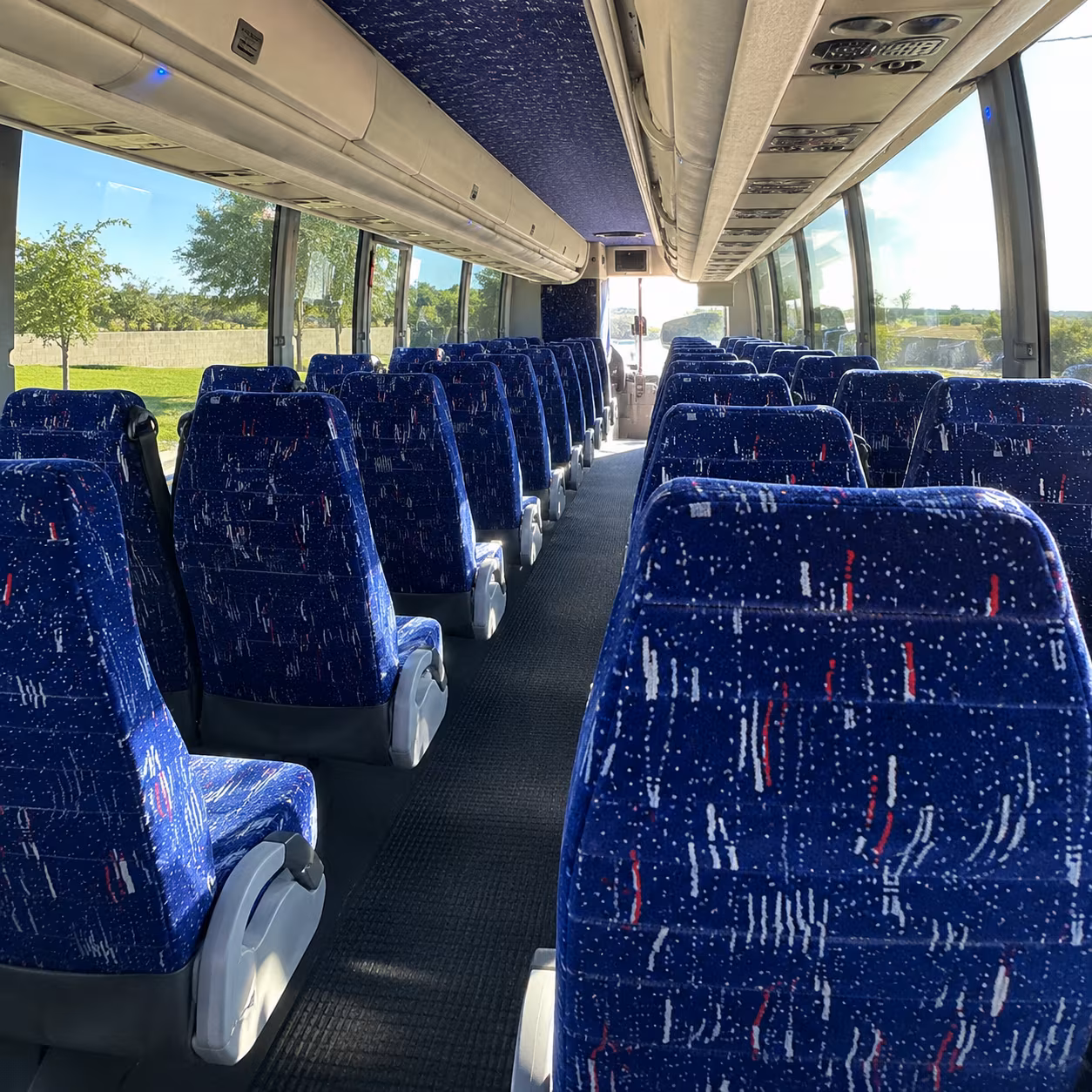 corpus christi charter bus inside